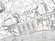 Mapa okolic parafii z roku 1934 na podstawie zbiorów  Biblioteki cyfrowej Uniwerystetu Wrocławskiego