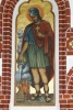 Malowidło ścienne nad ołtarzem po prawej stronie św. Florian